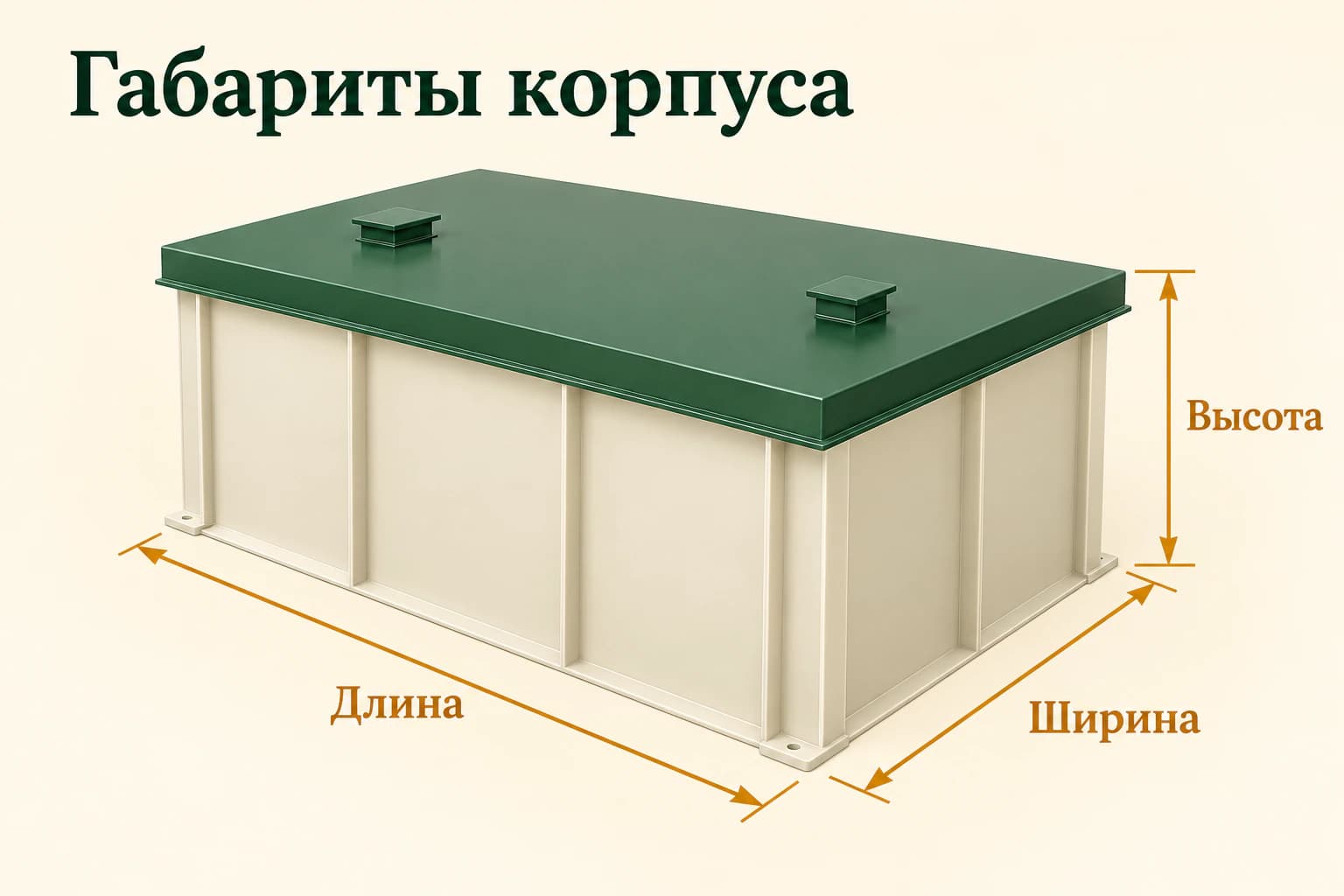 Как различать длину, ширину и высоту корпуса на габаритной схеме